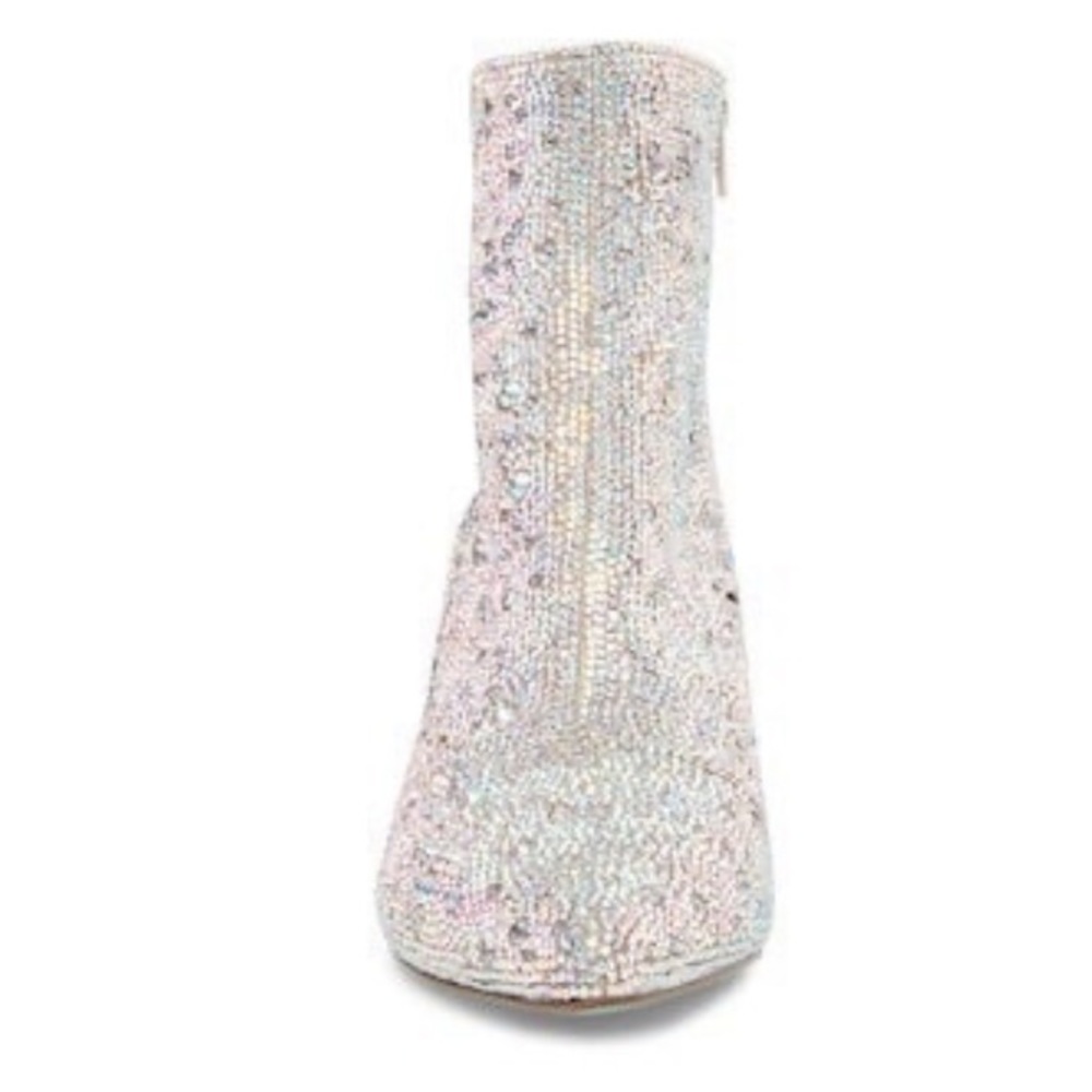 BETSEY JOHNSON KYLA BOOTIE RHINESTONE - Picture 3 of 8